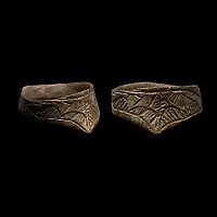 Medieval Bronze Archer's Thumb Ring