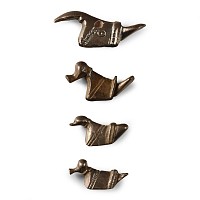 Iron Age Celtic Silver Duck Mount Group
