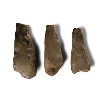 Stone Age 'Danish' Knapped Flint Thick-Butted Axehead Group