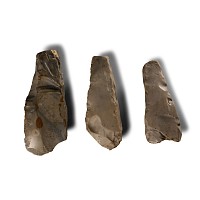 Stone Age 'Danish' Knapped Flint Thick-Butted Axehead Group