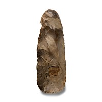 Stone Age 'French' Knapped Grey Flint Axehead