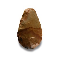 Stone Age 'Lalinde' Knapped Flint Cordate Handaxe