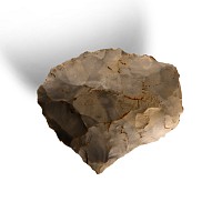 Stone Age 'Caply' Knapped Flint Discoidal Knife