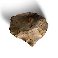 Stone Age 'Caply' Knapped Flint Discoidal Knife