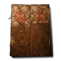 Ethiopian Triptych Icon with the Virgin and Child
