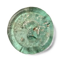 Byzantine Glass Weight with Eparches Inscription