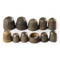 Medieval and Later 'Thames' Bronze Thimble Collection
