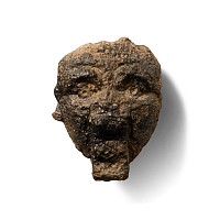 Post Medieval Toy Finial with Two Faces