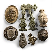 Post Medieval Bronze and Silver Artefact Group