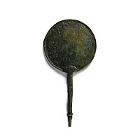 Greek Bronze Handled Mirror