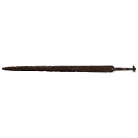 Migration Period Iron Sword with Bronze Pommel