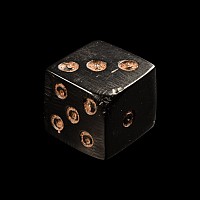 Large Romano-British Jet Gaming Dice