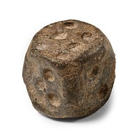 large Roman Lead Gaming Dice