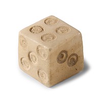 Large Roman Marble Gaming Dice