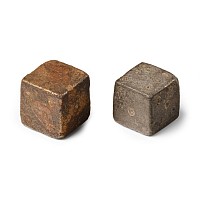 Medieval 'Thames' Bronze Gaming Dice Pair
