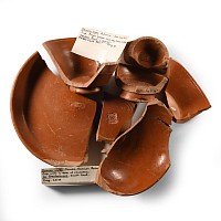Romano-Gaulish Samian Ware Sherd Group with Makers' Stamps