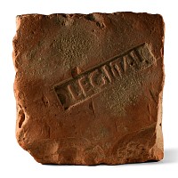 Roman Terracotta LEG I ITAL Legionary Stamped Tile