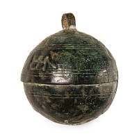Medieval Bronze Lead-Filled Steelyard Weight