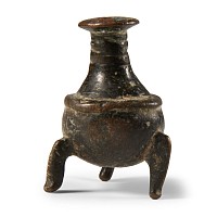 South East Asian Bronze Kohl Pot
