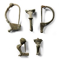 Roman Bronze Bow Brooch Collection