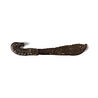 Roman Razor with Bronze Horse Head Handle