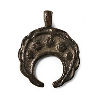 Roman Bronze Lunar Pendant