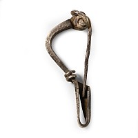 Iron Age Celtic Silver Bow Brooch