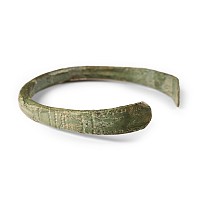 Roman Decorated Bronze Bracelet