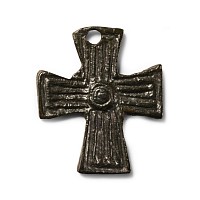 Medieval Bronze Cross Pendant
