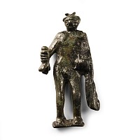 Roman Bronze Provincial Mercury Statuette