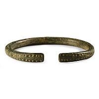 Roman Bronze Decorated Bracelet
