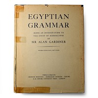 Archaeological Books - Egyptian Grammar - Being an Introduction to the Study of Hieroglyphs