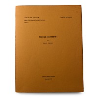 Archaeological Books - Afroasiatic Dialects: Middle Egyptian