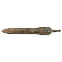 Luristan Bronze Dagger Blade