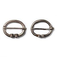Viking Age Silver Penannular Brooch Pair