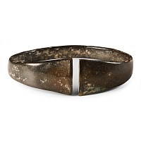 Viking Age Bronze Bracelet with Triangular Terminals