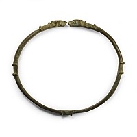Western Asiatic Bronze Bracelet with Beast Head Terminals