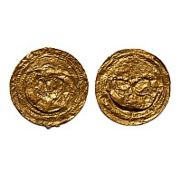 Roman Sheet Gold Phalera Covers with Pelta Shields