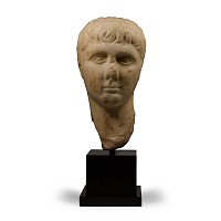 Roman Marble Portrait Head of Gaius Caesar