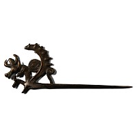 Luristan Zoomorphic Pin Finial