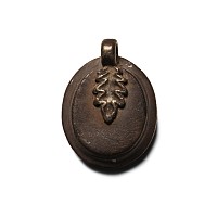 Medieval Silver Seal Matrix for John the Evangelist with Roman Eagle Gemstone