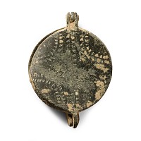 Medieval Bronze Portable Mirror Case