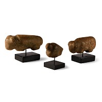 Stone Age Polished Stone Animal Idol Group