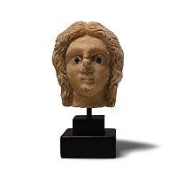 Parthian Alabaster Head of Ishtar