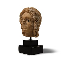 Parthian Alabaster Head of Ishtar