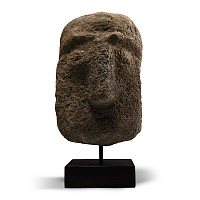 Celtic Style Stone Head