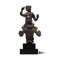 Roman Bronze Silenus Statuette