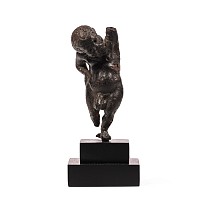 Hellenistic or Roman Bronze Grotesque Figure