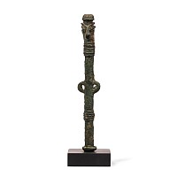Luristan Bronze Master of Animals Standard Finial