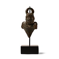 Roman Bronze Figural Pendant